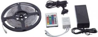 Technaxx TXX3629 RGB LED SMD Strip, Leiste, Band mit 150 LEDs multicolor 5 meter dimmbar (wasserfest) inklusive Controller, Fernbedienung und Netzteil: Techlight: Beleuchtung