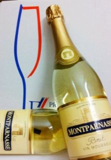 MONTPARNASSE Brut VIN MOUSSEUX 0,75l. Flasche Sekt delikat / weiss: Lebensmittel & Getrnke