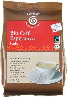 GEPA Cafe Esperanza Pads, 5er Pack (5 x 126 g Packung)   Bio: Lebensmittel & Getrnke