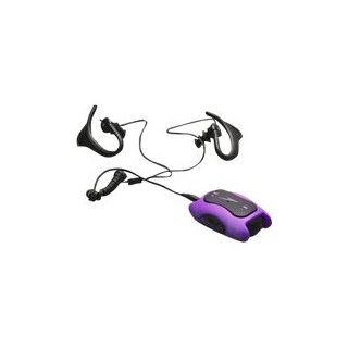 SPEEDO Aquabeat MP3 2Go violett Wasserdichter MP3 Player 2GB wasserdicht bis zu 3 Meter Tiefe: Audio & HiFi