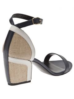 Pierre Hardy Jute Block Heel Sandal