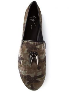 Giuseppe Zanotti Design Camouflage Slippers   Julian Fashion