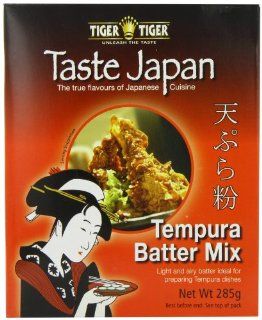 Tiger Tiger Tempura Batter Mix, Backteigmischung aus Weizenmehl, Tapiokastrke und Reisemehl, 285 g, 5er Pack (5 x 285 g): Lebensmittel & Getrnke