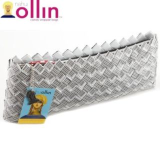 NAHUI OLLIN Clutch Nuevo/barcode   wei: Schuhe & Handtaschen