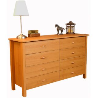 Venture Horizon Eight Drawer Dresser 3117 Finish: Oak