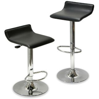 Winsome 25.2 Inch Adjustable Air Lift Counter Stool   Set of 2   Bar Stools