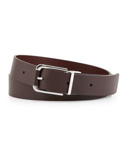 dunhill Twisted Reversible Belt, Brown