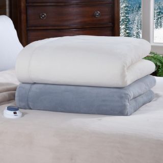 Biddeford Blankets Knit Plush Warming Blanket