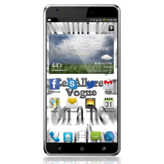 CellAllure Vogue White 4G Unlocked GSM Dual SIM Android Smartphone