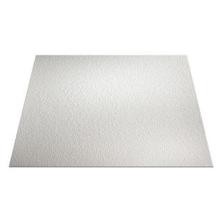 Egg and Dart 2 ft. x 2 ft. Drop In Ceiling Tile in White by Ekena