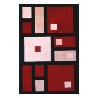 Momeni New Wave Compartment NW 50 Area Rug   Black   Area Rugs