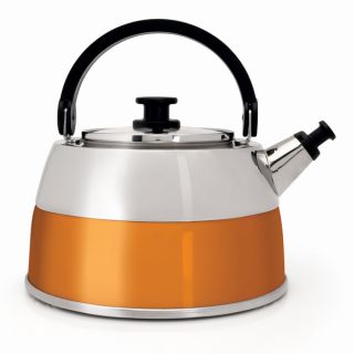 BergHOFF Virgo 2.5 liter Orange Whistling Tea Kettle   17485073