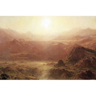 Buyenlarge The Andes of Ecuador by Frederic Edwin Church Graphic Art