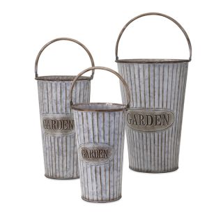 Jaden Metal Flower Pots (Set of 3)