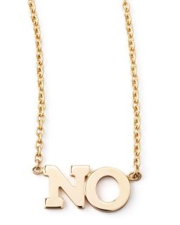 Zoe Chicco No Necklace, Gold