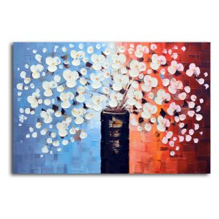 Omax Springs Answer to Snow Oil Painting on Canvas   36W x 24H in.   Wall Art