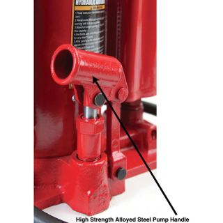 46199. Torin Air/Hydraulic Bottle Jack — 20-Ton, Model# TA92006