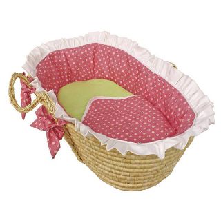 Hoohobbers Daisy Moses Basket   Ruffled   Moses Baskets