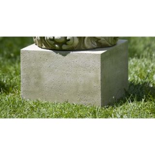Textured Low Square Pedestal by Campania International, Inc