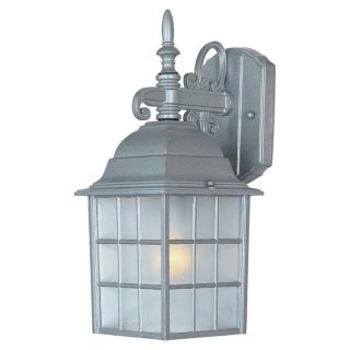 Pewter Pewter Die Cast Aluminum Shade North Church 1 light Outdoor