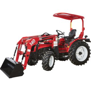 NorTrac 25XT 25HP 4WD Tractor — With Front End Loader and R4 Hybrid Tires  25 HP Tractors