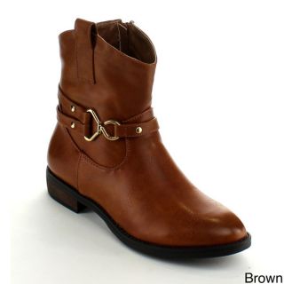 Betani Womens Sabrina 6 Buckle Mid calf Boots   16453112