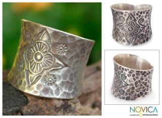 Sterling Silver Flower Compass Ring (Thailand)   Shopping