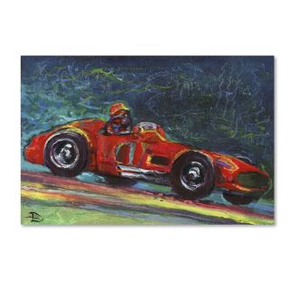 Mercedes Benz W196 by Lowell S.V. Devin Painting Print on Wrapped