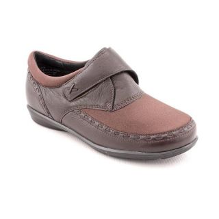Aetrex Womens Emma Leather Casual Shoes   Wide (Size 6