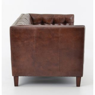 Abbott Cigar Leather Sofa by dCOR design