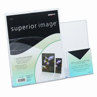 Deflecto Superior Image Sign Holder with Pocket