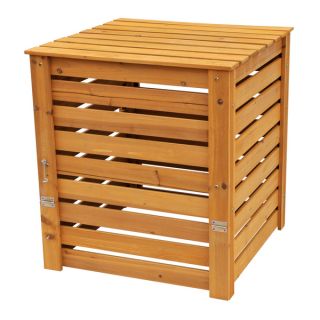 Solid Wood Slatted Compost Bin   15395874   Shopping