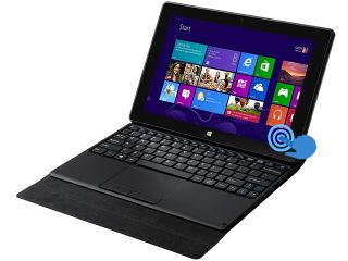 MSI S100 017US (9S7 ND1111 017) Tablet 2 in 1 Intel Atom Z3735D (1.33 GHz) 64 GB SSD Intel HD Graphics Shared memory 10.1" Touchscreen Windows 8.1 Multi languages