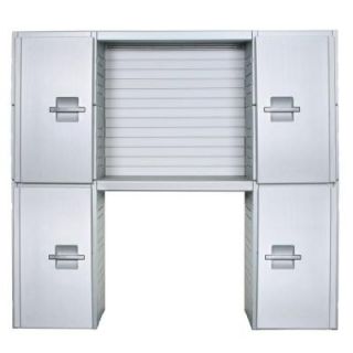 Inter LOK Storage Systems 89 in. Wide Cabinet Storage System with Slatwall Kit DISCONTINUED IL84890D2