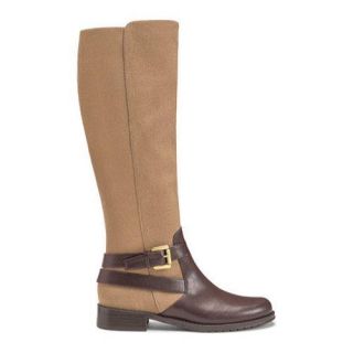 Womens Aerosoles With Pride Wide Calf Mid Brown Combo   16569746