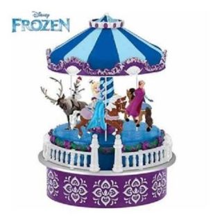 Mr. Christmas Disney Frozen Animated "Let It Go" Musical Carousel #11852BP