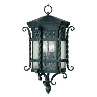 Maxim Scottsdale Outdoor Hanging Lantern   21H in. Country Forge   Outdoor Hanging Lights