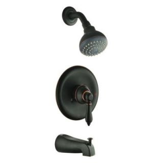 Design House Hathaway 1 Handle Tub and Shower Faucet in Oil Rubbed Bronze DISCONTINUED 523498