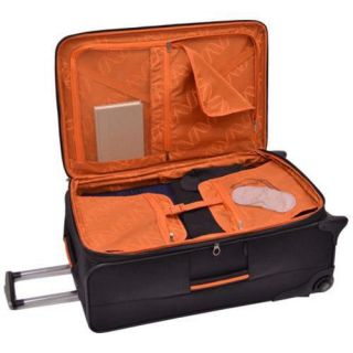 Travelers Choice Birmingham Black 25 inch Expandable Rolling Suitcase