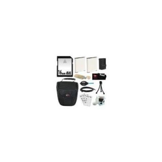Essential Accessory Kit for the Olympus SZ 10, SZ 12, SZ 20, SZ 30MR SZ 31MR, ZX 1 + 2 Replacement LI 50B (1100 Mah) Battery + 16GB SDHC C10 + Rapid AC/ DC Compact Battery Charger + Micro HDMI Cable +