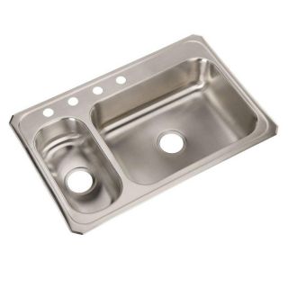 Elkay Celebrity CMR33224 Double Basin Drop In Kitchen Sink   Kitchen Sinks