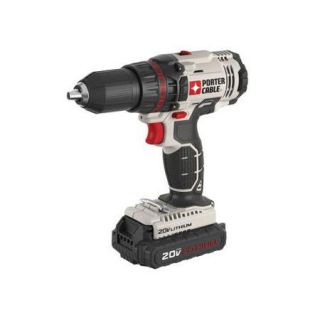 Porter Cable PCC601LB 20V MAX 1.3 Ah Cordless Lithium Ion 1/2 in. Drill Driver Kit