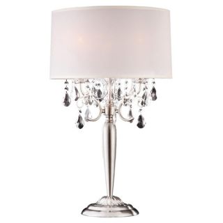 OK Lighting 29.5 H Table Lamp with Drum Shade