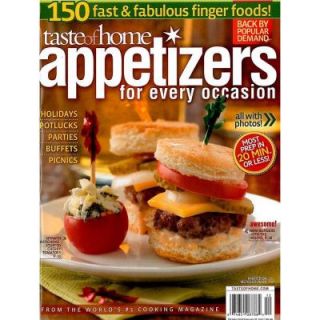 Taste of Home Appetizers for Every Occasion Magazine 8786
