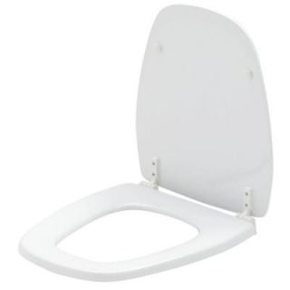 Church Round Closed Front Toilet Seat in White NW209E10 000