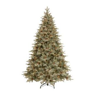 National Tree Company 7.5 ft. Frosted Arctic Spruce Artificial Christmas Tree with Clear Lights PEFA1 300 75