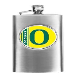 Simran Oregon Ducks 8 oz Stainless Steel Hip Flask  
