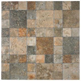 Merola Tile Atlas Por Noce 12 1/4 in. x 12 1/4 in. Porcelain Floor and Wall Tile (16.3 sq. ft. / case) FCG12APN