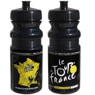 Tour De France 20 oz. Tour De Jour Series Water Bottle Color: Black