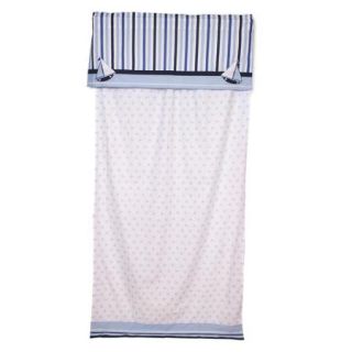 Bacati   Little Sailor Curtain Panel 42"x84" 100% Cotton percale fabrics